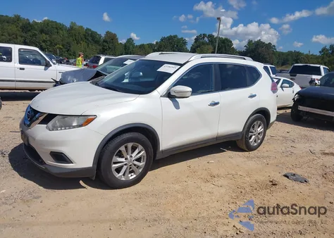 2015 Nissan Rogue Sv from USA, damaged, VIN KNMAT2MT7FP528601
